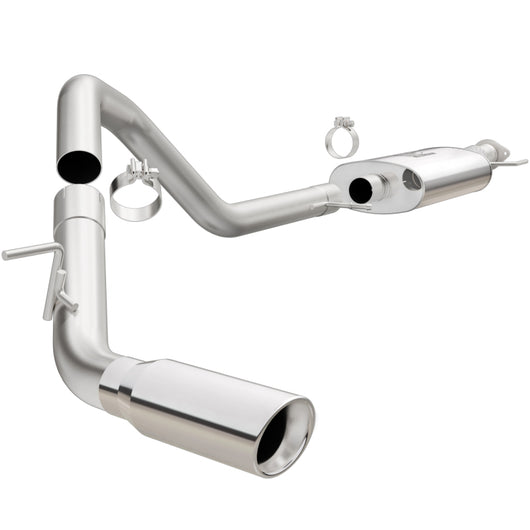 MagnaFlow 15-16 Ford Expedition V6 3.5L Cat-Back, SS, 4in Tip Single Psgr Side Exit - 19051