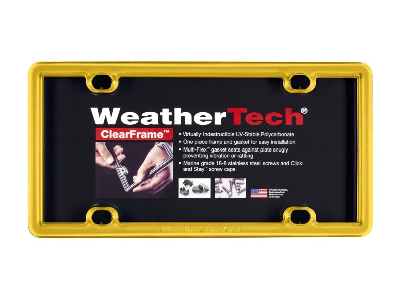 WeatherTech ClearFrame - Golden Yellow - 8ALPCF17