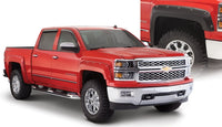 Bushwacker 14-18 Chevy Silverado 1500 Fleetside Pocket Style Flares 4pc - Black - 40959-02
