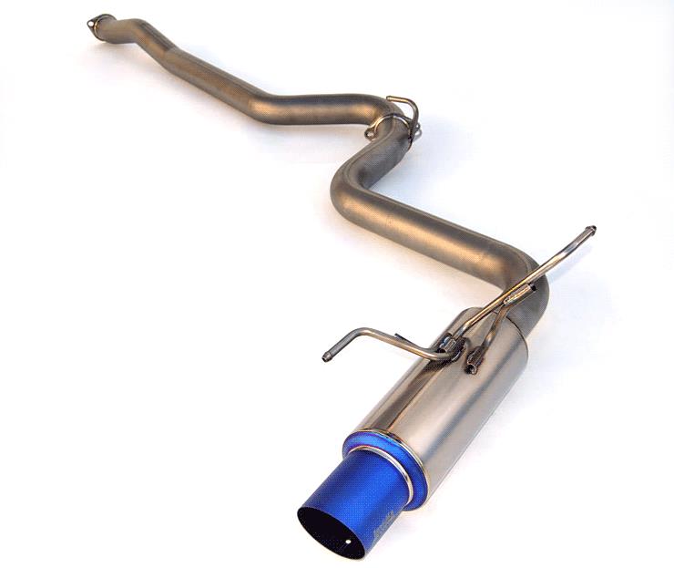 Invidia 08-14 WRX/STi 4 Door 80mm Single Outlet Full Titanium Cat-Back Exhaust - HS08SW4TRG