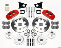 Wilwood Dynapro 6 Front Hub Kit 12.19in Red AMC 71-76 OE Disc w/o Bendix Brakes - 140-13554-R