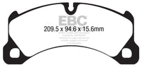 EBC 10+ Porsche Cayenne 3.6 Yellowstuff Front Brake Pads - DP42162R