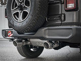 aFe Rebel Series 2.5in 409 SS Cat-Back Exhaust w/ Polished Tips 2018+ Jeep Wrangler (JL) V6 3.6L - 49-48066-P