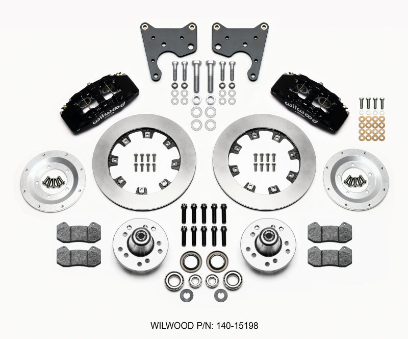 Wilwood Dynapro 6 Front Hub Kit 12.19in 65-72 CDP C Body -Drum - 140-15198
