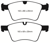 EBC 08-10 Mercedes-Benz GL320 3.0 TD (373mm Front Rotors) Greenstuff Front Brake Pads - DP61860