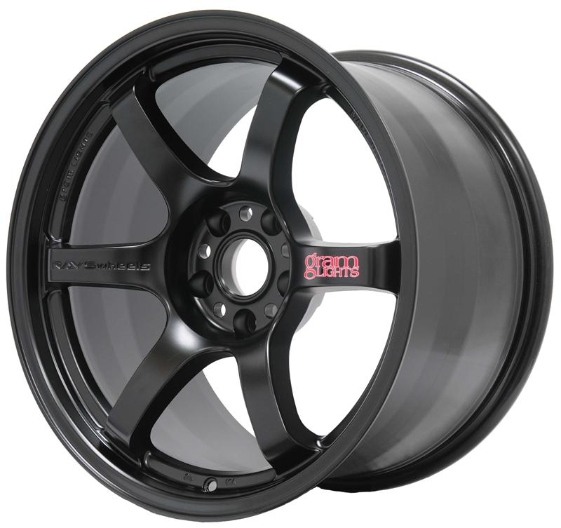 Gram Lights 57DR 18X9.5 +38 5-114.3 SEMI GLOSS BLACK - WGIX38EH