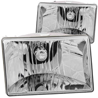 ANZO 1993-1998 Jeep Grand Cherokee Crystal Headlights Chrome - 111066