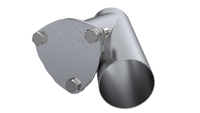 QTP 3.5in Weld-On QTEC Exhaust Cutout Y-Pipe - 10350