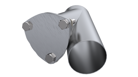 QTP 3.5in Weld-On QTEC Exhaust Cutout Y-Pipe - 10350