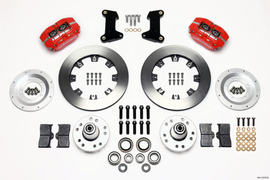 Wilwood Dynapro Dust-Boot Front Kit 12.19in Red 74-80 Pinto/Mustang II Disc Spindle only - 140-13378-R