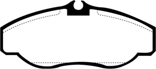 EBC 99-03 Land Rover Discovery (Series 2) 4.0 Greenstuff Front Brake Pads - DP61037