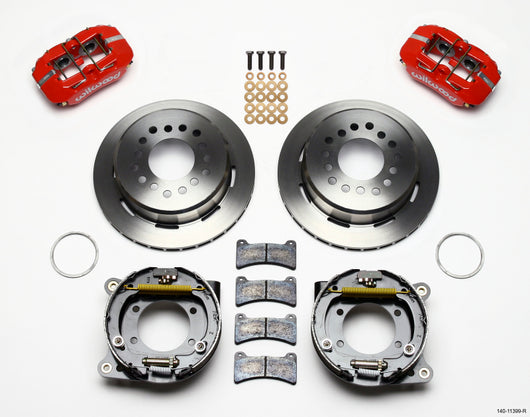 Wilwood Dynapro Low-Profile 11.00in P-Brake Kit - Red 93-97 Camaro/Firebird 2.75in Offset - 140-11399-R