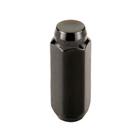 McGard Hex Lug Nut (Cone Seat) M14X2.0 / 13/16 Hex / 2.25in. Length (4-Pack) - Black - 64025