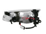 ANZO 2000-2001 Toyota Camry Crystal Headlights w/ Halo Black - 121123