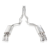 Stainless Works 2018+ Ford Mustang GT 3in Redline Series Catback X-Pipe w/Active Valves & Quad Tips - M18CBXFCV