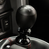 Raceseng Slammer Shift Knob (Gate 1 Engraving) Mazda Miata ND Adapter - Black Texture - 08211BTE-08011-0811012