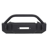 Westin/Snyper 07-17 Jeep JK Scope Stubby Front Bumper w/Bull Bar - Textured Black - 59-6525-12JKB5
