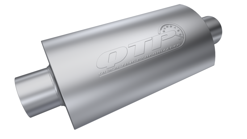 QTP 4in Weld-On 304SS AR3 Muffler - 12400