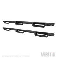Westin/HDX 07-19 Chevy Silv 2500/3500 Crew (8ft) (Excl Dually) Drop WTW Nerf Step Bars - Blk - 56-534585
