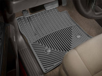 WeatherTech 14+ Chevrolet Silverado Front Rubber Mats - Black - W309