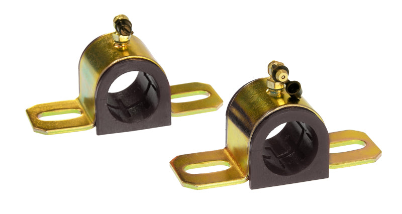Prothane Universal 90 Deg Greasable Sway Bar Bushings - 1 1/4in - Type B Bracket - Black - 19-1211-BL