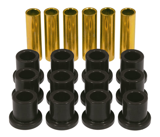 Prothane 57-72 Ford F100/F150 Rear Spring & Shackle Bushings - Black - 6-1001-BL