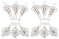 K&N 0.25in Flange 2.15in Length 1in OD Sintered Porous Bronze Fuel Filter (Set of 12) - 81-0220