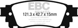 EBC 2017+ Toyota C-HR 2.0L Ultimax2 Rear Brake Pads - UD1805