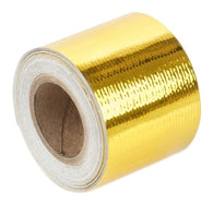 Torque Solution Gold Reflective Heat Tape Universal 2inx30ft - TS-GT-2x30