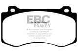 EBC 06-10 Jeep Grand Cherokee 6.1 SRT-8 Redstuff Front Brake Pads - DP71764