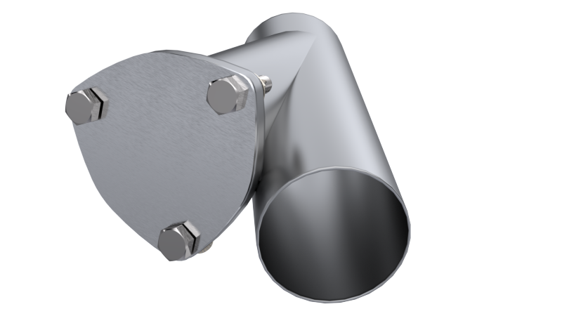 QTP 3in Weld-On QTEC Exhaust Cutout Y-Pipe - 10300