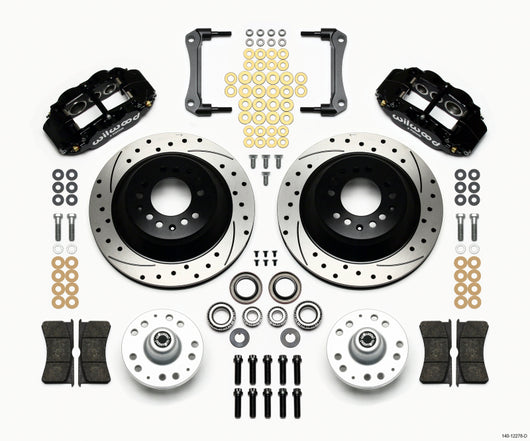 Wilwood Narrow Superlite 6R Front Hub & 1PC Rtr Kit 12.88in Dril 70-78 Camaro - 140-12278-D