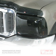 Westin 1991-1996 Jeep Wrangler (square lights) Wade Headlight Covers 2pc - Smoke - 72-50276