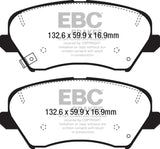 EBC 2017 Hyundai Elantra GT 2.0L Yellowstuff Front Brake Pads - DP42232R