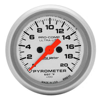 Autometer Ultra-Lite 52mm 0-2000 Deg F Electronic EGT Kit - 4345