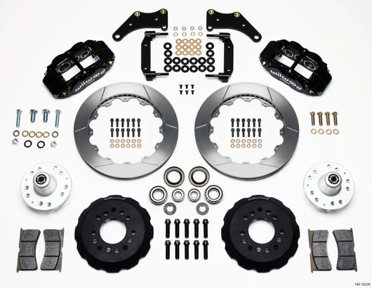 Wilwood Narrow Superlite 6R Front Hub Kit 12.88in Large GM 57-70 Drop Spindle - 140-10238