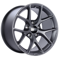 BBS SR 18x10 5x130 ET41 CB71.6 Satin Grey Wheel - SR021SG