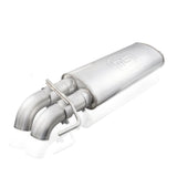Stainless Works 2011-14 Ford F-150 Raptor Exhaust X-Pipe Resonator Dump In Front Of Rear Axle - FTR10CBDP