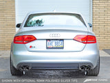 AWE Tuning Audi B8 / B8.5 S4 3.0T Track Edition Exhaust - Chrome Silver Tips (90mm) - 3020-42020
