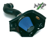 Airaid 11-14 Ford Mustang GT 5.0L Race Only (No MVT) MXP Intake System w/ Tube (Dry / Blue Media) - 453-304