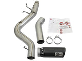 aFe LARGE BORE HD 4in 409-SS DPF-Back Exhaust w/Black Tip 2017 GM Duramax V8-6.6L (td) L5P - 49-44085-B