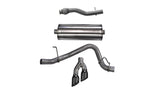 Corsa 2015 GMC Yukon XL 1500 5.3L V8 3in Cat-Back Single Side Exit Twin 4in Black Tips - 14748BLK