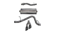 Corsa 2015 GMC Yukon XL 1500 5.3L V8 3in Cat-Back Single Side Exit Twin 4in Black Tips - 14748BLK