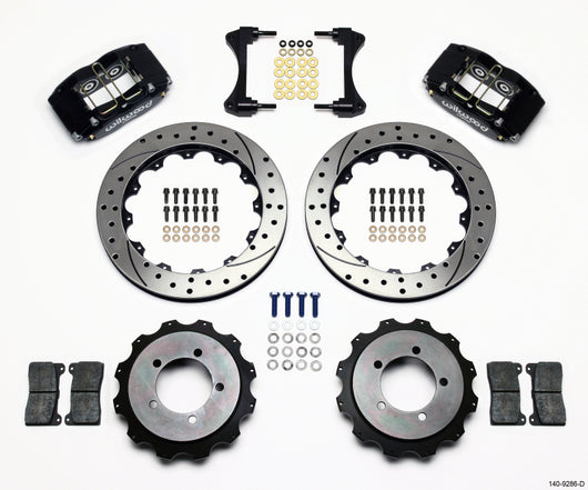 Wilwood Dynapro Radial Rear Kit 13.00in Drilled Mitsubishi EVO VIII - 140-9286-D