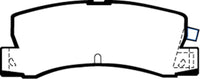 EBC 89-92 Geo Prizm 1.6 SL Greenstuff Rear Brake Pads - DP2629