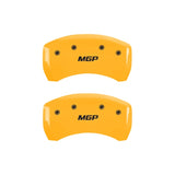 MGP Rear set 2 Caliper Covers Engraved Rear MGP Yellow finish black ch - 10203RMGPYL