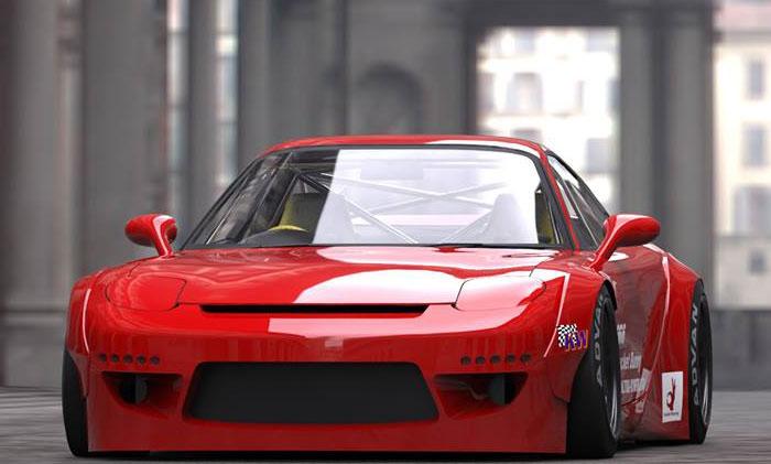 GReddy 93-96 Mazda RX-7 Rocket Bunny Full FD3S Rear Diffuser Kit Ver. 2 FRP Only - 17040208
