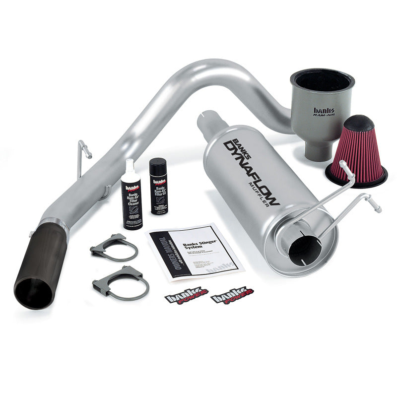 Banks Power 99-04 Ford 6.8L Excursion Stinger System - SS Single Exhaust w/ Black Tip - 49139-B