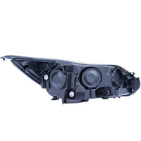 ANZO 2012-2014 Ford Focus Projector Headlights w/ Plank Style Design Black - 121490
