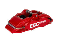 EBC Racing 92-00 BMW M3 (E36) Front Right Apollo-4 Red Caliper (for 355mm Rotor) - BC4104RED-R
